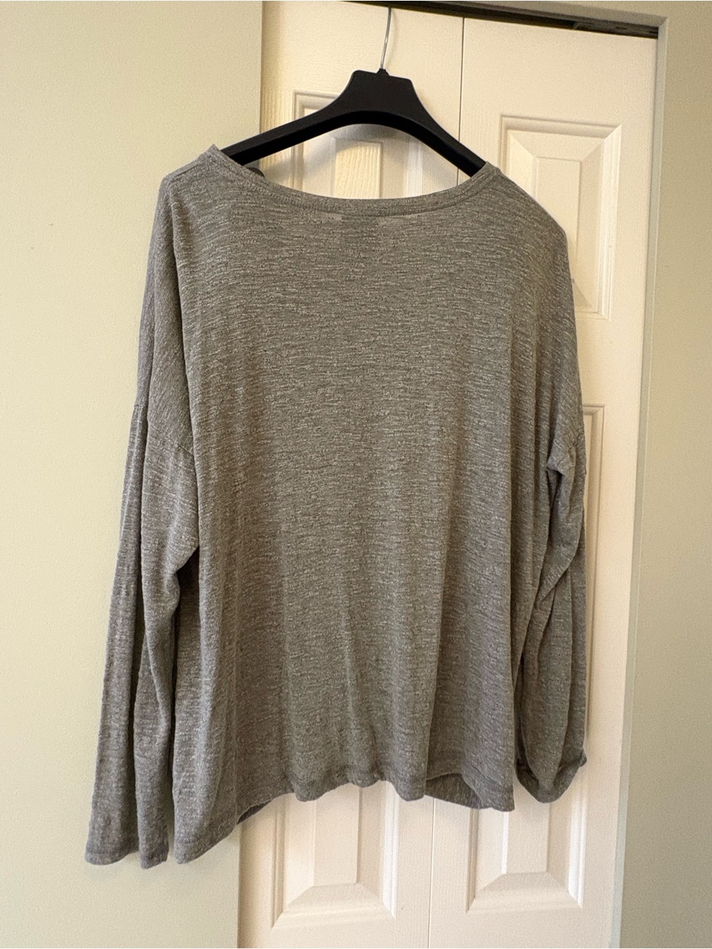 bobeau Olive Tone Twist-Front Long Sleeve Top. Sz XL fun, great fit. - Picture 6 of 10